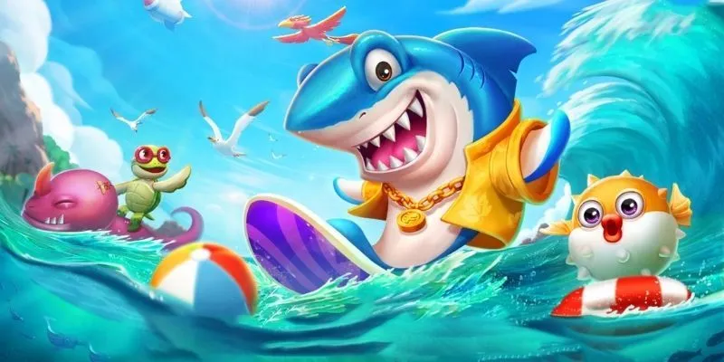 Hunt giant bosses and special fish in 66Lottery Fishing games
