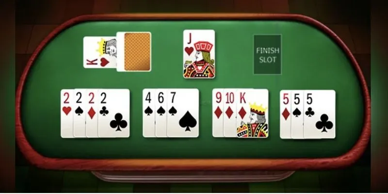An explanation of the rules and hand rankings in the Rummy game