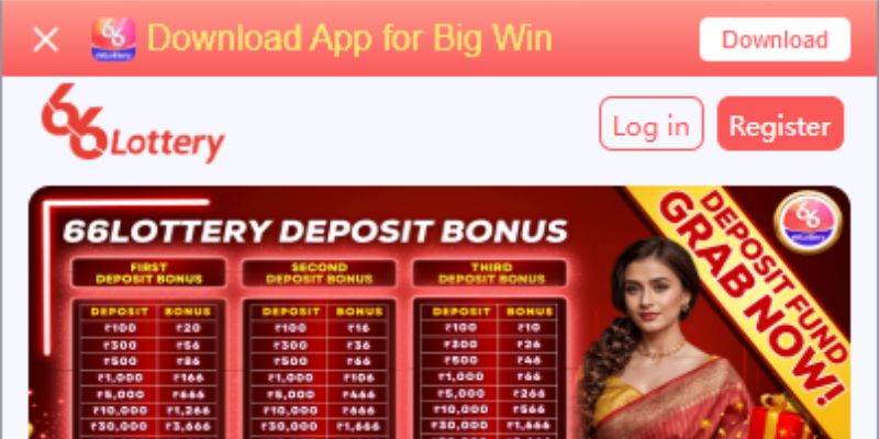Instructions for downloading the 66lottery application
