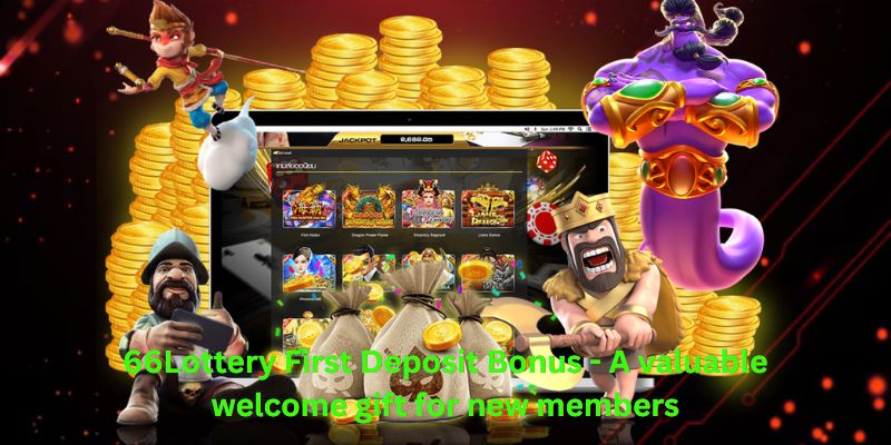 66Lottery First Deposit Bonus - A valuable welcome gift for new members