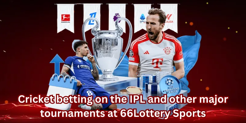 Cricket betting on the IPL and other major tournaments at 66Lottery Sports
